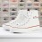 1pc Top Gun Maverick Print High-Top Sneakers - Breathable, Non-Slip, Durable Korean Version Casual Shoes with White Rubber Sole, Black & White Design, Lace-Up Closure, Round Toe, All-Season Comfort, Unisex for Men & Women, Everyday Footwear, Modern Sneakers, Fabric Upper