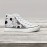 Y Maple Leaf 5-S002 Women's Black and White Casual Skate Shoes with Laces, Campus Style for All Seasons