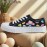 Women's Shoes Colorful Easter Black and White Casual Sneakers Skateboard Shoes with Laces 2D Print Series Campus Style All-Season