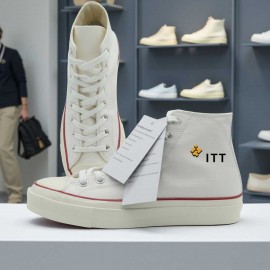 1pc with Itt Corporation Print High Top Casual Sports Shoes Roomy Toe Modern Look Top Quality Budget Friendly Retro All Day Comfort Breathable And Non Slip Premium Feel Thick Soled Shoes Movie Nights Women, Summer Wear Shoes, Museum Dresses, Streetwear Loungewear Model Influencer Designer Shoe Apparel Genuine Review Sample Brief Special Ed Chunkys Genuine Angial Applicants Extra Original Pole Diameter, Weekend Fashion
