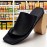 Men's Slip-On Sandals - Upper & Rubber Sole, Breathable Lightweight Design for Summer, Casual Home Walking Shopping, Black & Brown, EU 38-47, Everyday Slipons, Minimalist Slipons, Smooth Finish Shoes