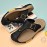 [Stylish Slide Sandals] Stylish Men's Summer Slide Sandals | Anti-Slip Soft Sole with Buckle Straps, Comfortable PU Upper & Rubber Sole for Outdoor Wear, Slipresistant Footwear, Textured Strap Pattern, Durable Traction Footwear