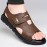 Breathable Lightweight Sandals - Men's Casual Street Style Slides - Anti-Slip Odor-Resistant Rubber Sole, Microfiber Synthetic Upper, PU Inner & Insole, Round Toe, for Hiking, Outdoor, Daily & Casual Wear, Spring/Summer/Fall Suitable