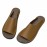 Men'S Slip-On Sandals - Slip-Resistant Non-Slip Sole, Cushioned EVA Footbed - Minimalist One-Piece Design for Beach, Casual, Formal - All-Season Indoor/Outdoor Shoes - Easy-Clean Brown Sandals for Everyday & Formal Events, Beach Footwear, Sleek Slipon, Durable Footwear, Casual Footwear, Street Style, Handstitched Edges, Comfortable Slides, Urban Fashion