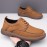 [Everyday Comfort] Men's Casual Fashion Sneakers, Solid Color, All-Season Lace-Up Shoes with Microfiber Synthetic Upper, Faux Lining & Insole, Rubber Sole - Round Toe Daily Wear, Allseason Sneakers|Sleek Round Toe|Polished Shoe Design