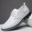 Men's Casual Business Shoes - Stylish Black Microfiber, Rubber Sole, Lace-Up Design with Round Toe, Suitable for Daily and Leisure Wear, Comfortable All-Season