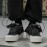 Men'S Trendy Chunky Sneaker - Casual & Sporty Lace-Up Shoes with Thick Rubber Sole, Height Increase, White Upper, Brown Accents, Perfect for Hiking, Daily Wear & Outdoor Activitie