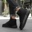 [Allseason Versatility] Men'S High-Top Casual Sneakers - Classic Solid Color, Lace-Up, EVA Sole, Fabric Lining, Stylish & Comfortable for Casual Attire, Allseason Shoes | Classic High Top | Laceup Sho