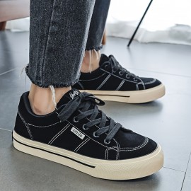 Women'S Retro Low-Top Sneakers - Breathable Canvas Lace-Up Shoes with EVA Cushioned Sole, Round Toe & Durable Rubber Insole for Outdoor Hiking, Running, Streetwear - All-Season Versatile Casual Shoes, Hiking Footwear, Minimalist Design, Comfortable Fit, Lifestyle, Classic Fashion, Longlasting Footwear, Ladies Footwear