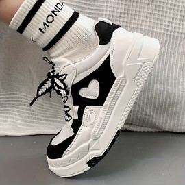 Stylish Women's All-Day Comfort Sports Shoes, Lightweight Casual Walking Sneakers for Trendsetters