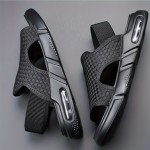 Comfy Air Cushion Sandals - Men's Breathable Walking Shoes with Non-Slip Rubber Sole, Durable and Comfortable Footwear for Outdoor Activities - Perfect for Summer Travel and Beach Trips